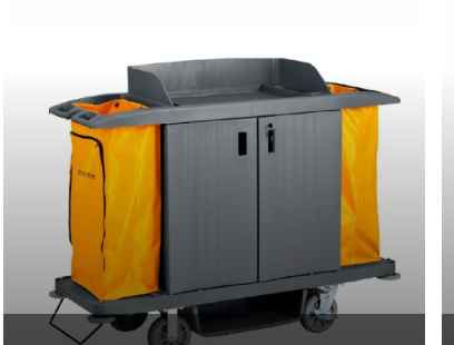 Quadrate laundry cart(ss) C-106