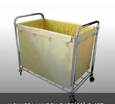 X SHAPE LAUNDRY CART(SS) C-105